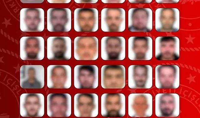 Kırmızı bültenle aranan 27, ulusal seviyede aranan 38 kişi yakalandı