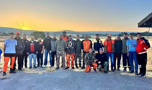 Emet'te yabani domuzlara karşı sürek avı düzenlendi