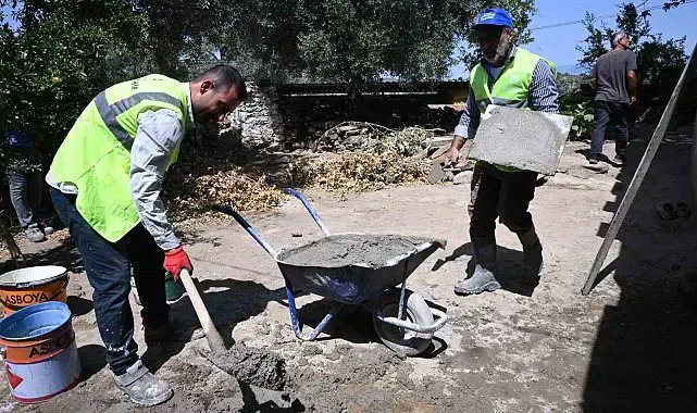 Ümmü teyzenin yardımına Aydın Büyükşehir koştu