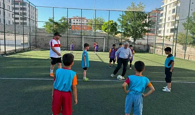 Besni'de Yaz Kur'an Kursları arası futbol turnuvası başladı