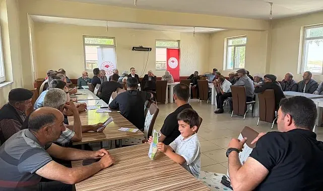 Tarım ve Orman Müdürü Enver Aydın üreticilerle buluştu