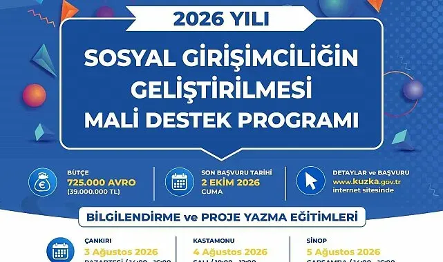 Sosyal girişimcilik programı için bilgilendirme ve eğitim toplantıları başlıyor
