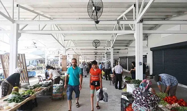 Yenilenen Yatağan pazaryerinden halk da, esnaf da memnun