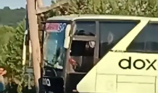 Kaza sonrası patlayan lastik polis memurunu yaralandı