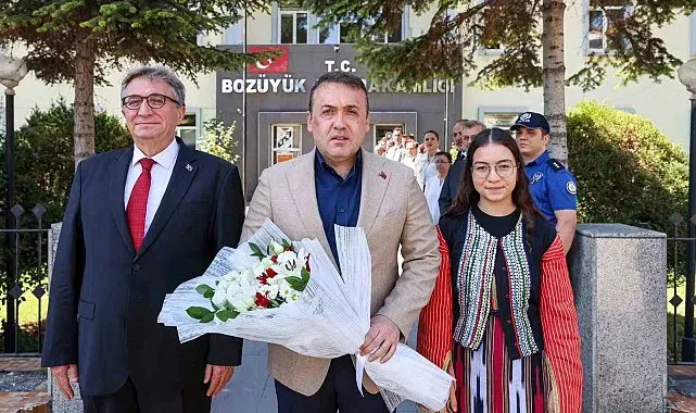 Vali Sözer'den Kaymakam Helvacı'ya iade-i ziyaret