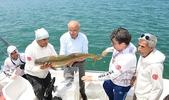 Malatya'da sınırları aşan turna balığı heyecanı