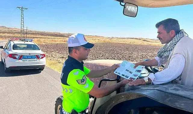 Kilis'te Jandarmadan tarım sezonunda traktör denetimi