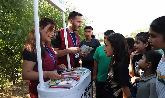 Masal Sandığı kırsal mahallelerde çocuklarla buluştu