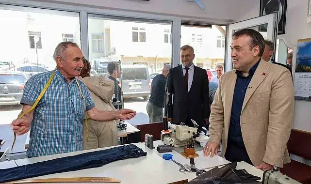 Vali Sözer esnaf ve vatandaşla bir araya geldi