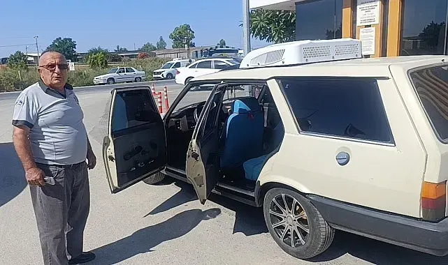 Sıcaktan bunaldı, 1988 model Kartal'a otobüs kliması taktırdı