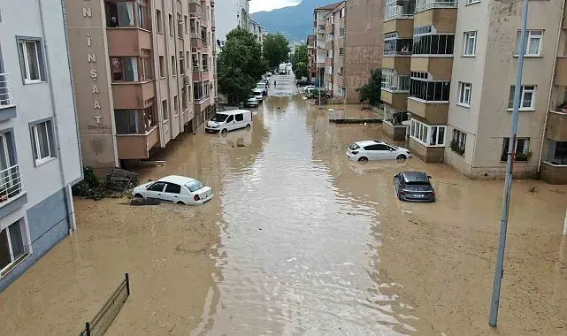 Selin vurduğu ilçe havadan görüntülendi