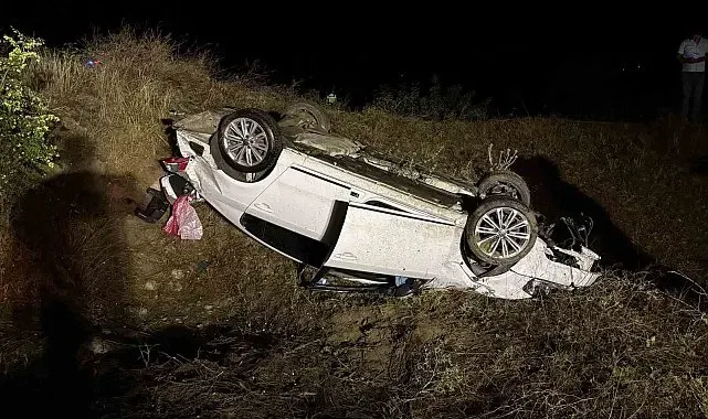 Kastamonu'da otomobil şarampole yuvarlandı: 1 yaralı