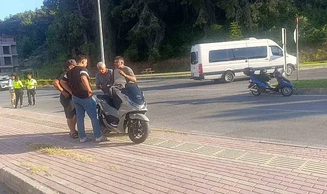 Manavgat'ta motosikletler çarpıştı: 2 yaralı