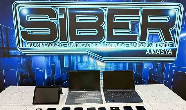 Amasya merkezli siber dolandırıcılık operasyonunda 14 şüpheli tutuklandı