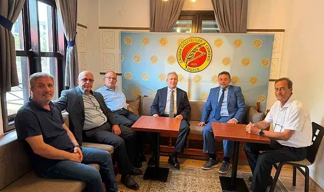 Başkan Taşlı'dan Gazeteciler Cemiyeti'ne 24 Temmuz ziyareti