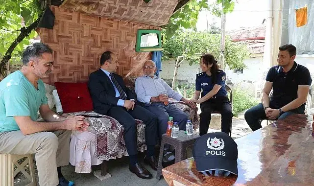 Eskişehir İl Emniyet Müdürü Yılmaz'dan şehit babasına anlamlı ziyaret