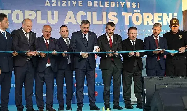 Bakan Çiftçi Aziziye'de toplu açılışlara katıldı
