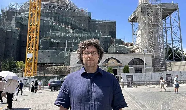 Ayasofya-i Kebir Cami-i Şerifi'ndeki restorasyon çalışmalarında yeni aşamaya gelindi