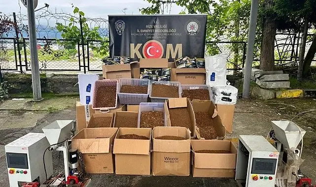 Rize'de kaçakçılık operasyonu: 45 gözaltı