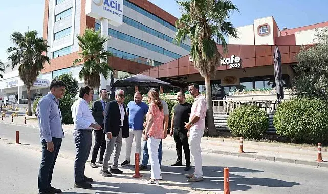 Rektör Kent, ADÜ Hastanesi'ndeki otopark çalışmalarını inceledi