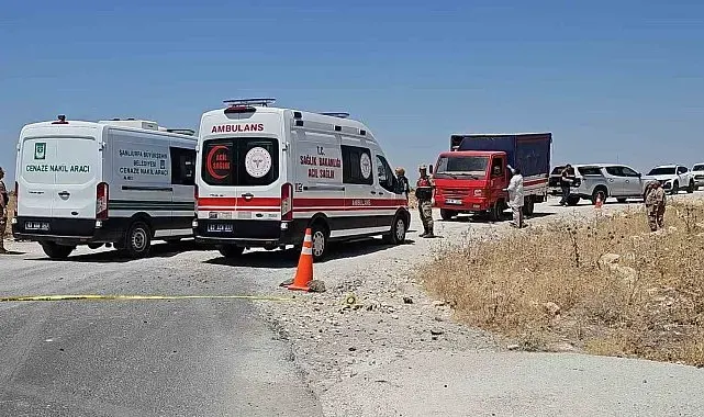 Şanlıurfa'da bir şahıs kamyonette silahla vurulmuş halde bulundu
