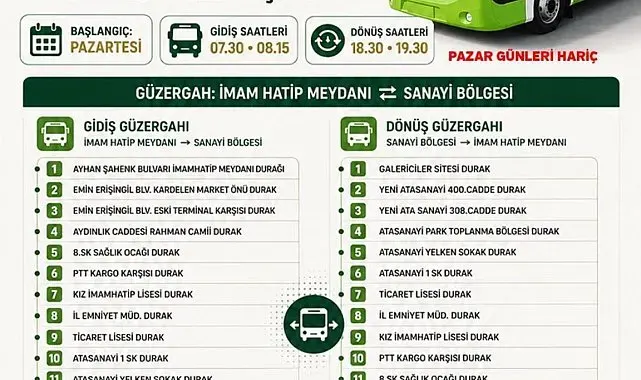 Niğde Belediyesi üreten ellerin yanında: Sanayi çıraklarına ücretsiz ulaşım