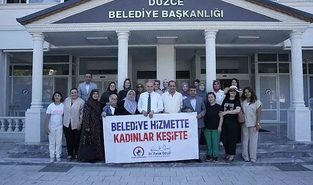 Düzce Belediyesi'nden kadınlara proje gezisi