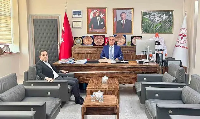 Başkan Aküzüm, sağlık çalışanlarının sorunlarını İl Sağlık Müdürü Asiltürk'e iletti
