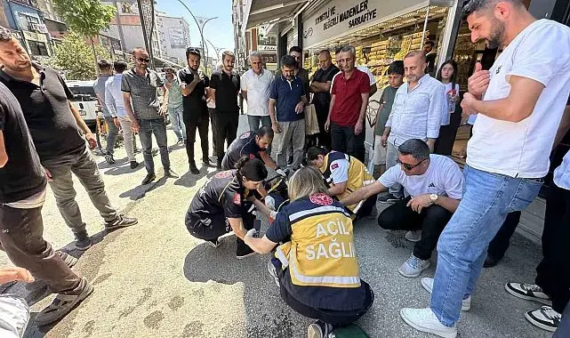 Yüksekova'da fenalaşarak bayılan sara hastası için herkes seferber oldu