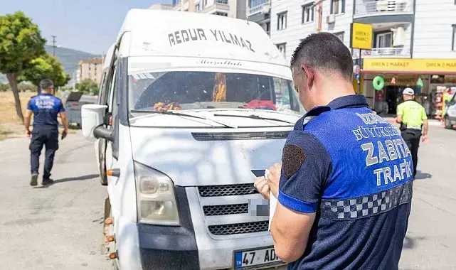 Büyükşehir'den tarım işçisi servislerine sıkı denetim