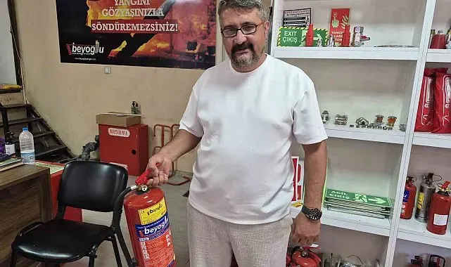 Yangın söndürme cihazlarına düzenli bakım ve eğitim önemli