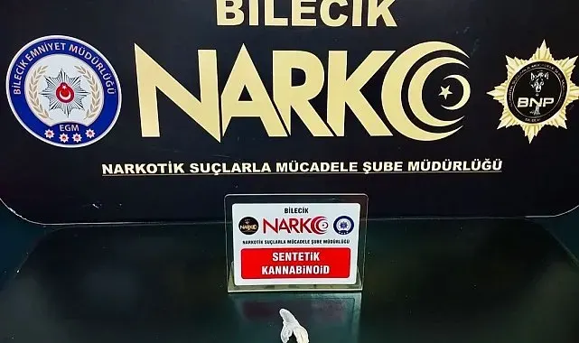 Bilecik'te uyuşturucu operasyonu: 1 gözaltı
