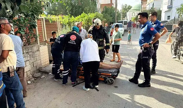 Antalya'da evde çıkan yangında 1 kişi dumandan etkilendi