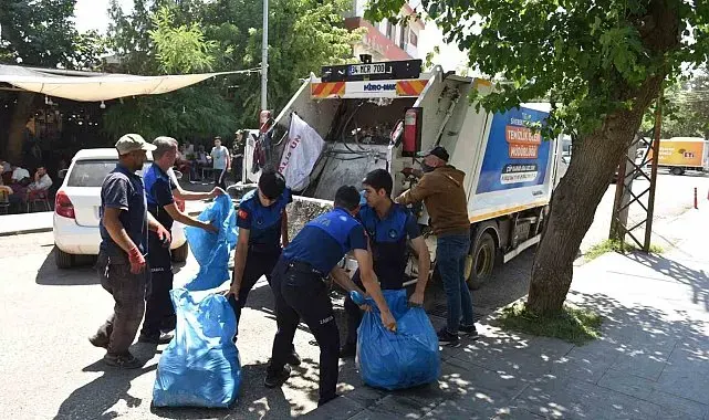 Siverek'te ele geçirilen tonlarca bozuk ürün imha edildi