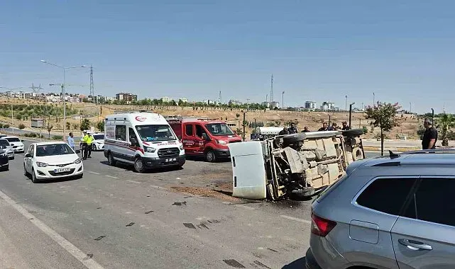 Otomobil refüje çarparak takla attı: 1 yaralı