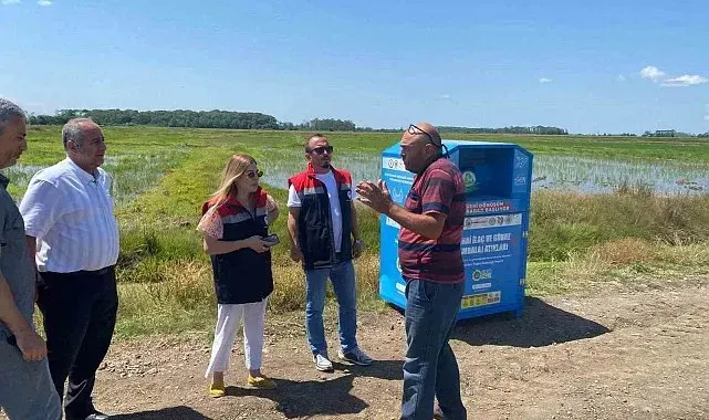 Samsun'a bitki ambalaj atıkları için 105 yeni konteyner