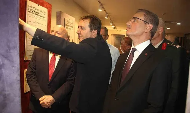 Erzurum Kongresi'nin 107'nci yılında yerel basın sergisi açıldı