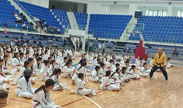 Malatya'da 476 sporcu siyah kuşak için ter döktü