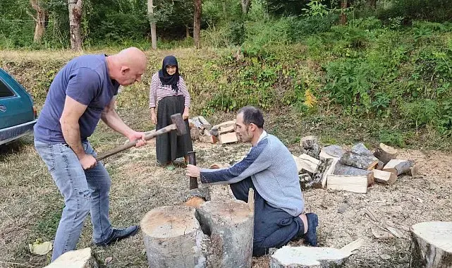 Sinop'un köylerinde kış hazırlığı erken başladı