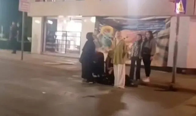 İki kadın grubu arasındaki kavganın yeni görüntüleri ortaya çıktı
