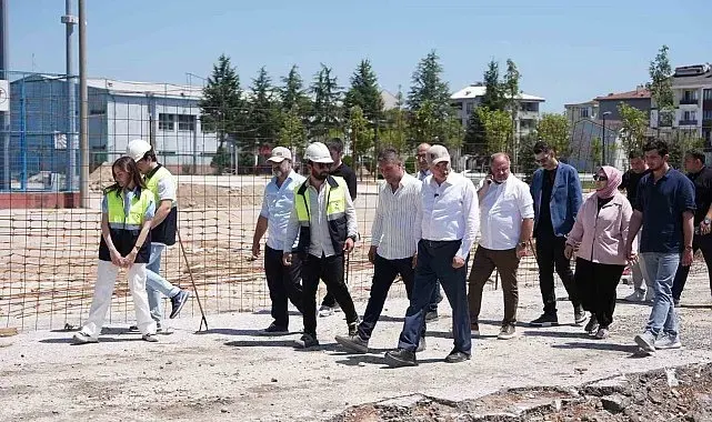 Başkan Özlü'den projelere yakın takip