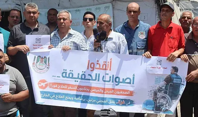 Gazze'de Filistinli gazetecilerden "tedavi için çıkış izni" çağrısı