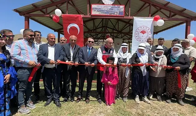 Yüksekova'da berivanlar gölgeliğe kavuştu