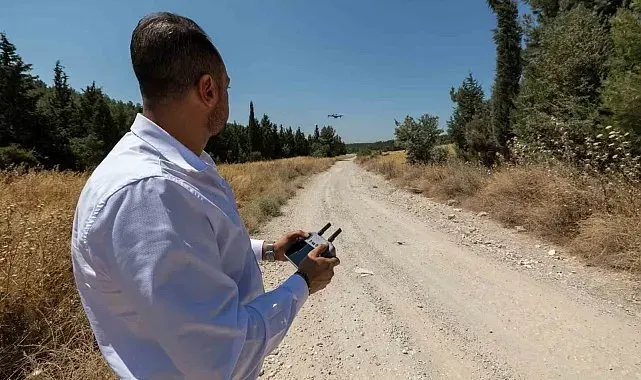 Kaçak moloz dökenlere dronlu takip