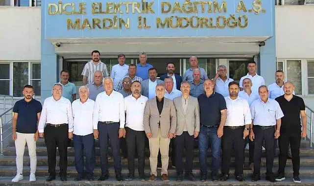Mardinli muhtarlar Dicle Elektrik'in yatırımlarını memnuniyetle karşıladı