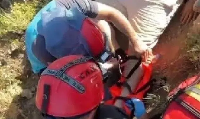 Tunceli'de ayağını burkan genç için ekipler seferber oldu