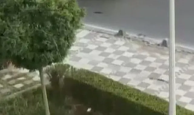 Seyir halindeki araçları taşladılar