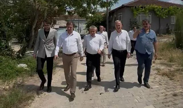 İnegöl Belediyesi kırsalda üst yapı hamlesini sürdürüyor