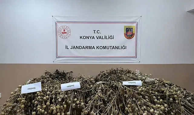 Konya'da jandarmadan uyuşturucu operasyonları: 5 tutuklama