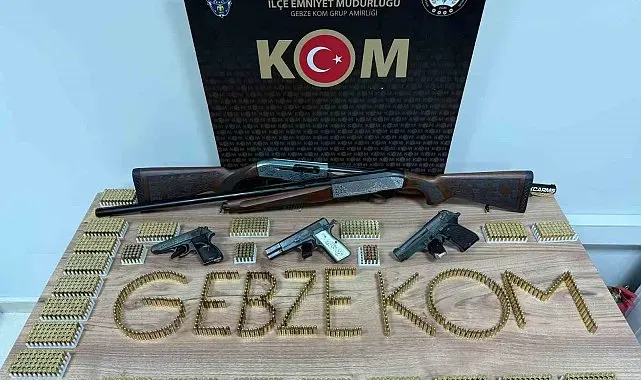 Kocaeli'de operasyon: Bin 513 fişek ele geçirildi